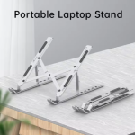 Aluminium Laptop Stand | Adjustable Desk Holder | Durable Parts Casting Services
