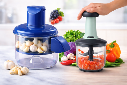 Kitchen Helper Combo (Peeler + Manual Chopper)