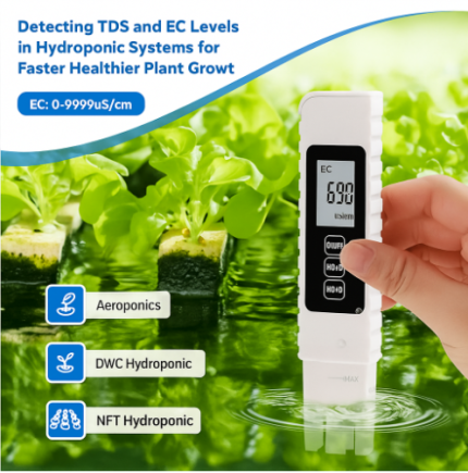 TDS & EC Meter | Digital Water Quality Tester Pen for Drinking Water – PPM Detector