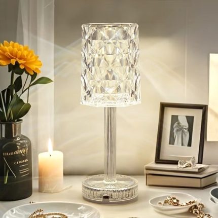 Modern Simple Crystal Table Lamp