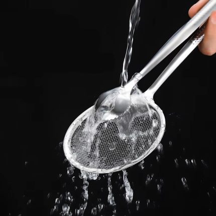 Multi-Functional Silver Stainless Steel Kitchen  Clip Spoon