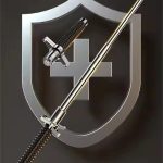(32″ )Outdoor Lightweight Walking safety Stick