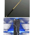 Three Section Steel Self-protection Rod & electric flash