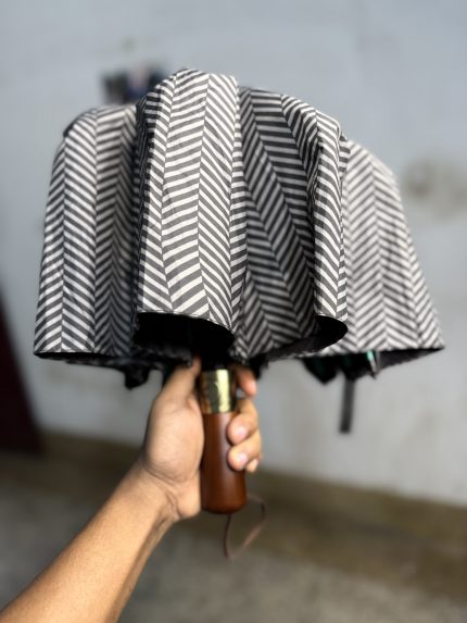 Premium Wooden Handle Folding Umbrella