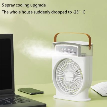 Rechargeable Humidifier air Water Cooler Mist Fan