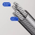 Wall Mounted Rope Outdoor Retractable Clothesline - Image 3