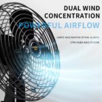 Rechargeable Lithium Battery Portable Cooling Fan - Image 3