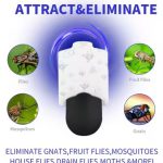 UVA Light Home Bug Zapper Sticky Insect Trap