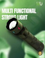 Aluminum Alloy High-Power LED Flashlight with Side COB Light - Image 3