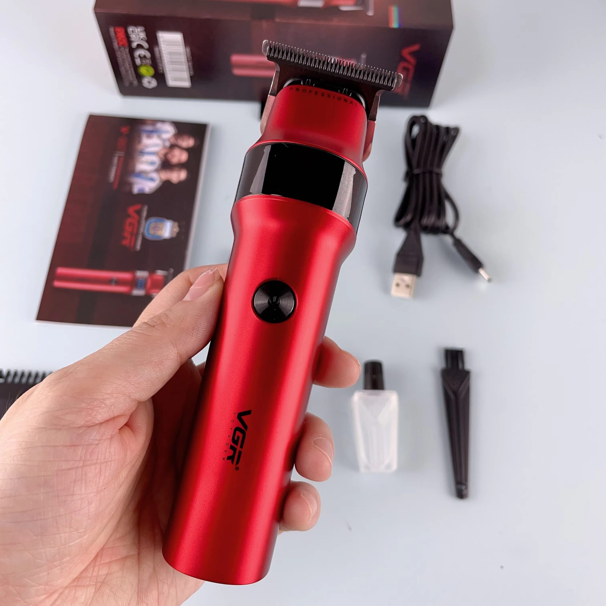 imgi_343_He22ecdf5d7a24409b60334e2d69a139eG.jpg Professional Cordless Hair Trimmer - Image 1