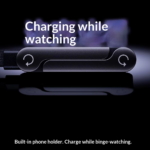 240W Type-C to Type-C Fast Charging Cable with Built-in Folding Phone Stand - Image 2