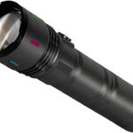 Aluminum Alloy High-Power LED Flashlight with Side COB Light