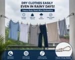 Heavy-Duty Steel Wire Clothesline - Image 3