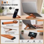 Adjustable Laptop/Phon Stand Foldable Metal Stand - Image 3