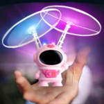 Induction Spaceman Spinning Fly Robot Toy - Image 2