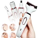 4 in 1 Women Facial Eyebrow Nose Hair Remover Machine - Image 2