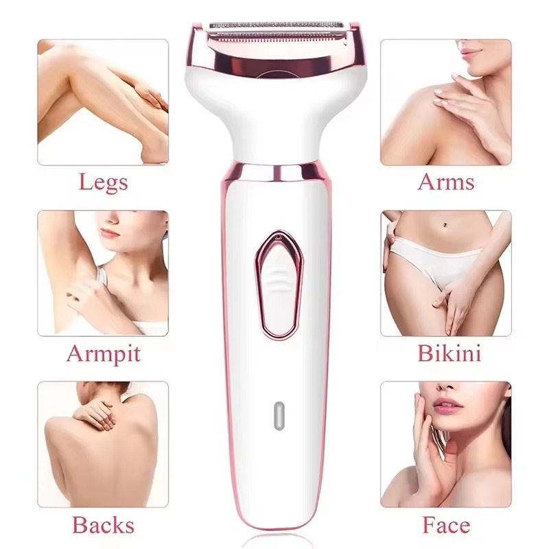 imgi_235_H1797cd81315c42b4bf3644a5709435fb1 4 in 1 Women Facial Eyebrow Nose Hair Remover Machine - Image 1
