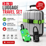 3-Piece Luggage Travel Set