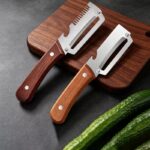 2 Pcs Multifunctional Stainless Steel Vegetable Tools