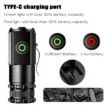 USB Rechargeable Powerful LED Flashlight - Image 3
