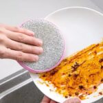 Double Side Dishwashing Sponge Cleaning
