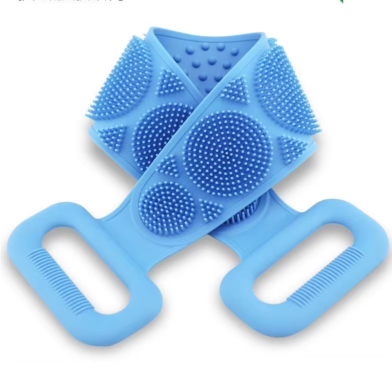 imgi_421_Hbe0225e900cf4b0a8fd1cb50f77146141 Silicone Shower Brush Scrubber - Image 1