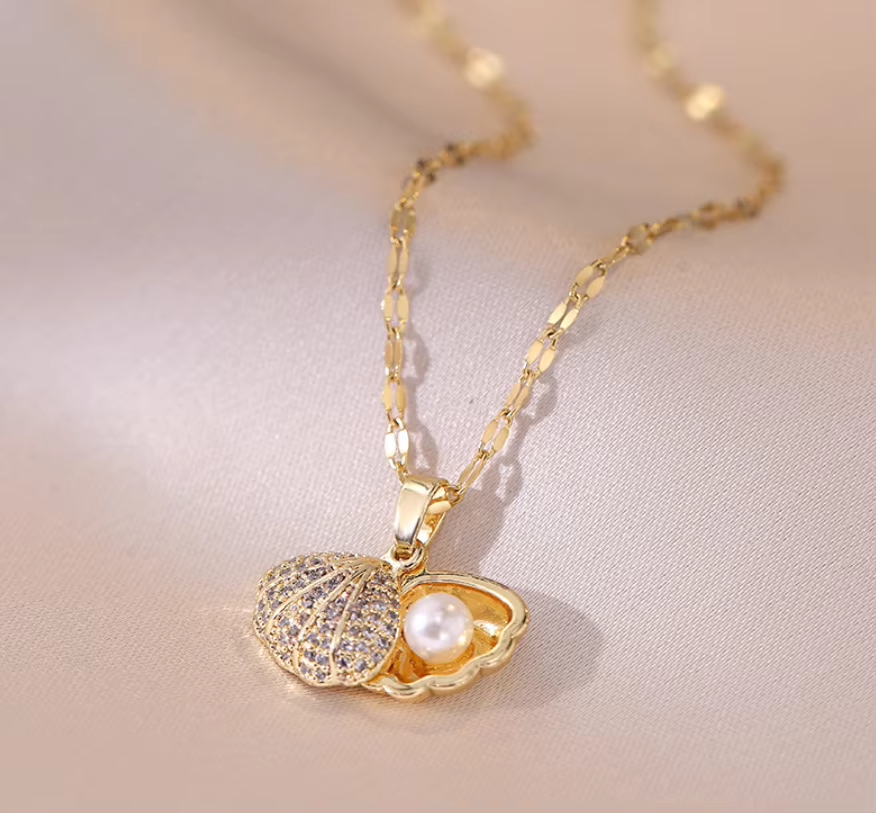 imgi_593_H522ffba45b8d49c2b82906e49bb618c3I sea-shell design pendant necklace - Image 1